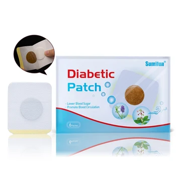 

6Pcs/Bag Diabetic Patch Natural Herbal Cure Lower Blood Glucose Treatment Sugar Balance Medical Plaster