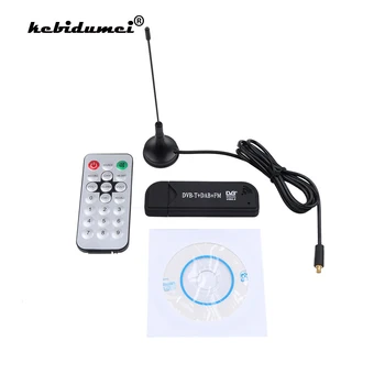 

kebidumei Mini USB TV Stick Digital USB 2.0 TV FM+DAB DVB-T RTL2832U+FC0012 Support SDR Tuner Receiver