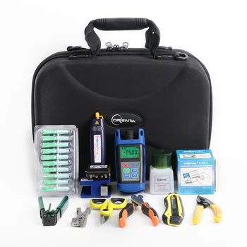

Orientek TFH-11DSC FTTH Fiber Optical Splicing Tool Clean Kit Optic Power Meter Fiber Cleaver Visual Fault Locator VFL By FEDEX