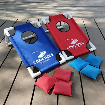 

Games Backyard Cornhole Set Tailgate Corn Toss Boards Bean Bags Family Outdoor Lawn Yard Game