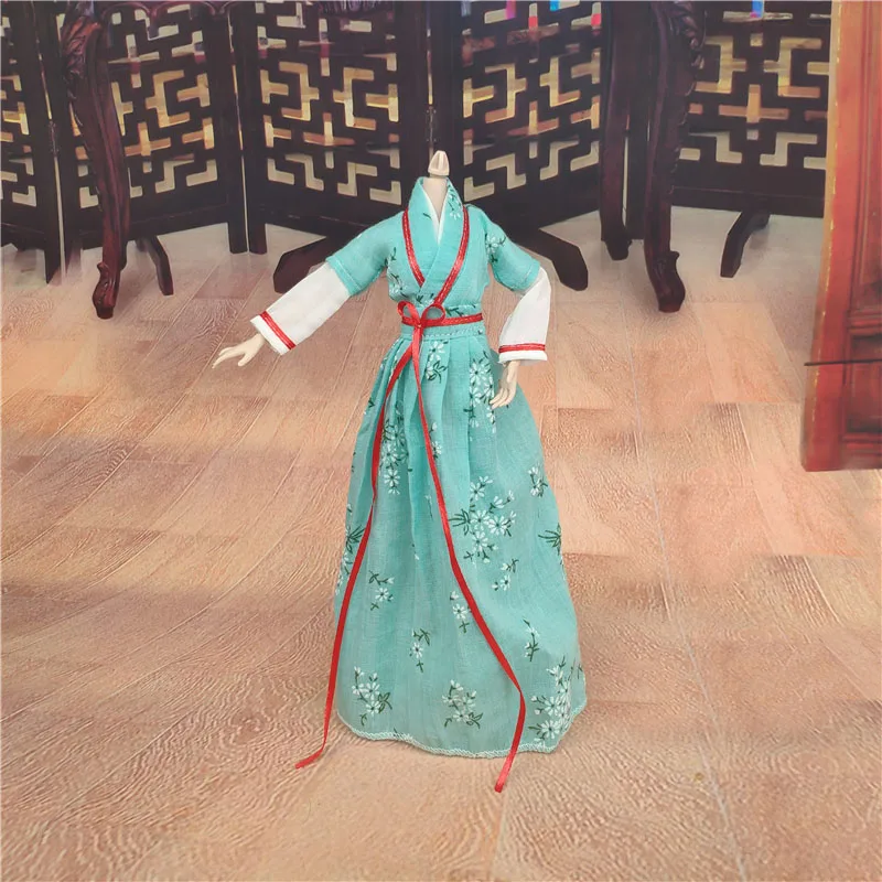 Allaosify 1/6 костюм в китайском стиле BJD аксессуары для кукольной одежды