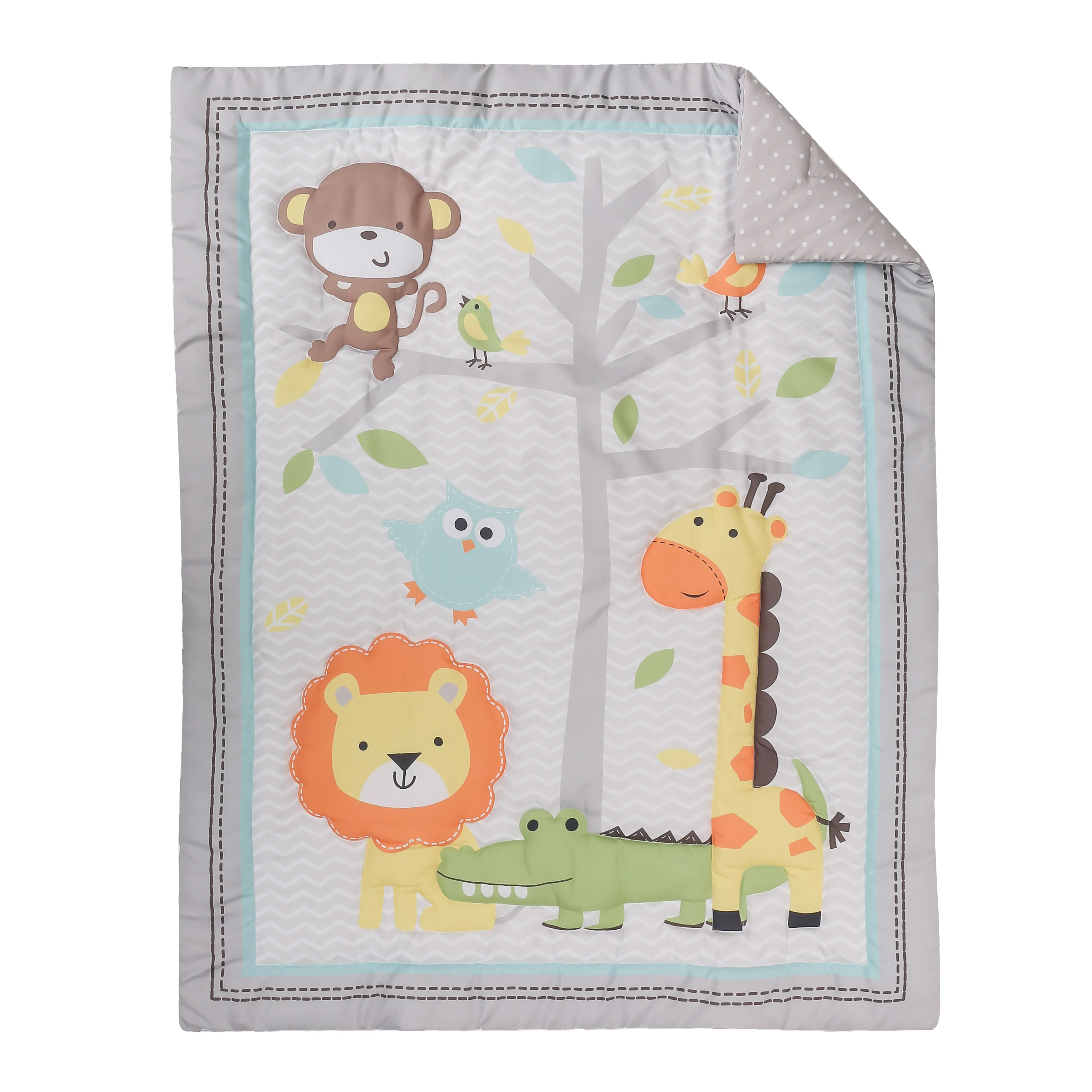 cheep 100% polyester micro brushed 1Pcs Cot Comforter 33*42 Boys Girls Universal Baby Quilt Cartoon Print supper soft