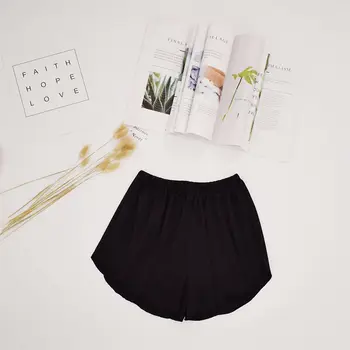 

Women Summer Pajamas Sets Female Solid Color Camisole Shorts Loose Round Neck Two-piece Nightwear