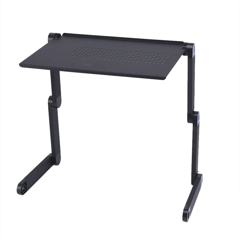Портативный Регулируемый алюминиевый стол для ноутбука эргономичная настольная подставка с ковриком для мыши