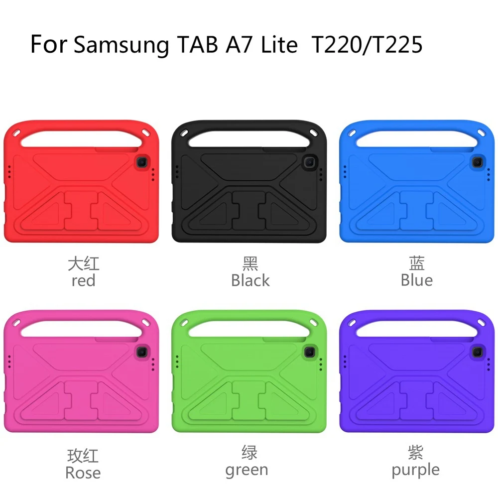 For Samsung SM-T220 case A7 Lite 8.7" T225 EVA shockproof tablet Stand Coque Cover for Galaxy Tab A7 Lite 8.7 () SM-T225 tablet case