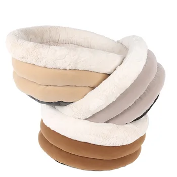 

Pet Dog Cat Warm Bed Winter Lovely Dog Bed Soft Material Pet Nest Cute Paw Kennel For Cat Puppy Sofa Beds For Dogs pet supplies