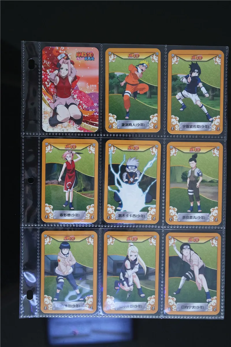 

185pcs/set Naruto Uchiha Sasuke Full Character Card Toys Hobbies Hobby Collectibles Game Collection Anime Cards Free Shipping