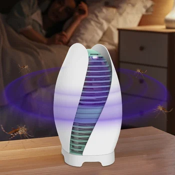 

Electric Mosquito Killer with Trap Lamp, Chemical-Free USB Powered UV LED Light Photocatalyst Fly Bug Dispeller for Home