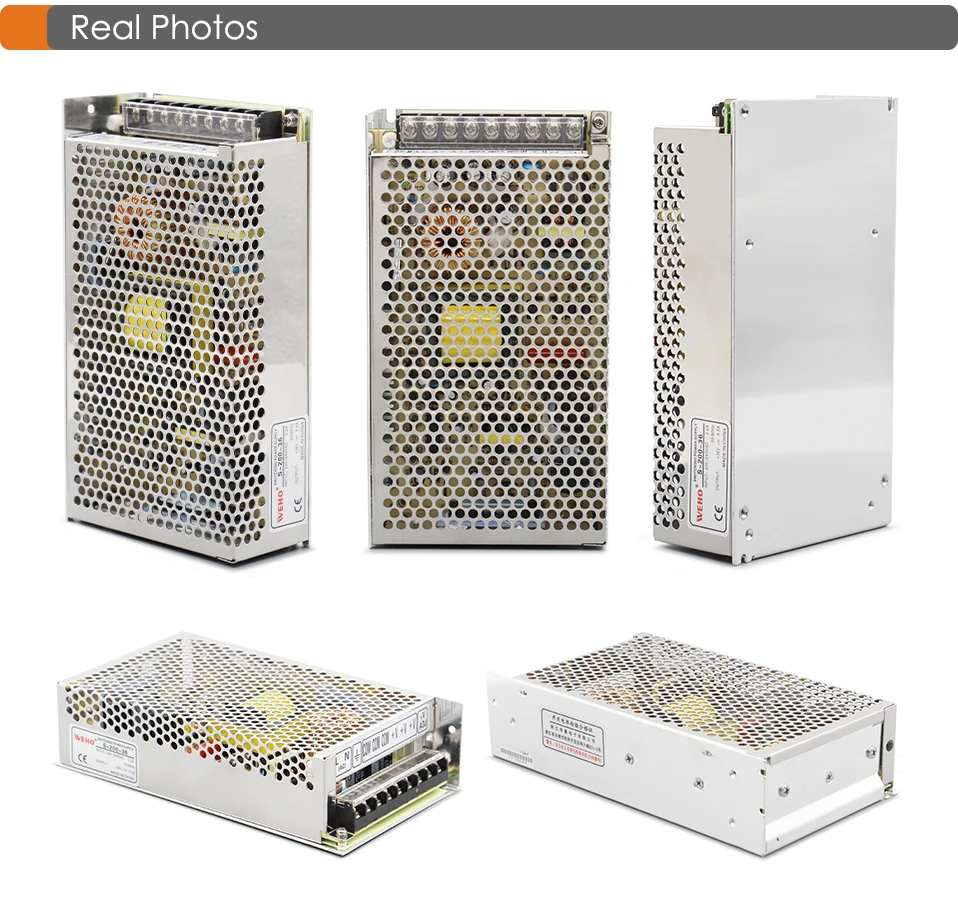 Fonte de alimentação dc 200w entrada 90