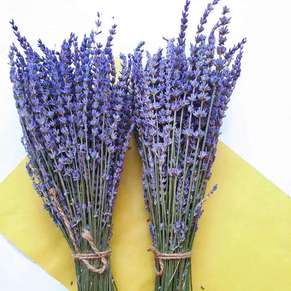 1 Bouquet Home Wedding Party Decoration Bunch of Natural Dried Lavender Flower 
