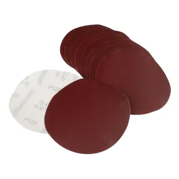 

10Pcs 7inch 180mm Round Sandpaper Disk Sand Sheets Grit 80/120/240/320 /800 Hook & Loop Sanding Disc for Sander Grits