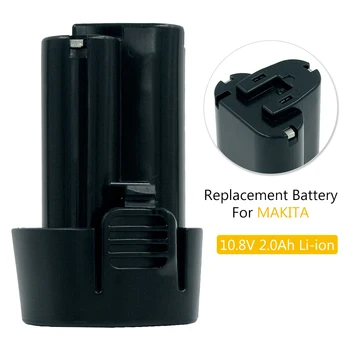 

BL1013 BL1014 Replacement Battery for Makita 10.8V 2000mAh DF030D DF330D 194550-6 194551-4 195332-9 Cordless Drills
