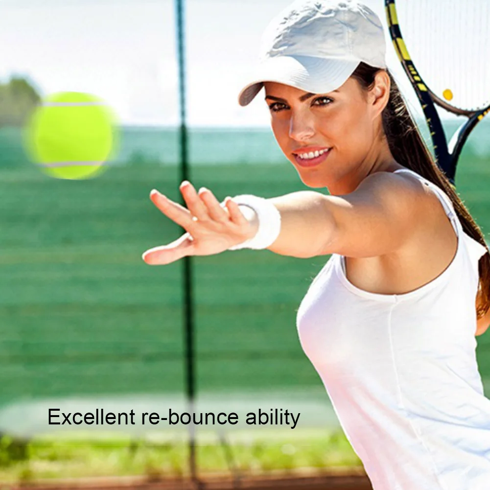 3 шт. Профессиональный резиновый теннисный мяч Высокая устойчивость прочный