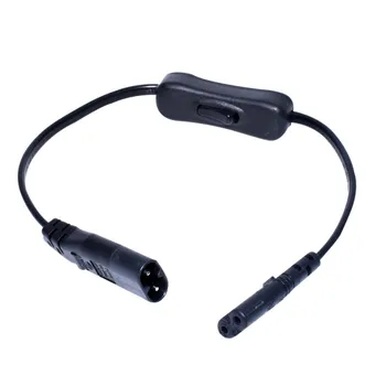 

"8" Figure C7 Power Cable with Switch,IEC 320 C8 to C7 Extension Cord with On/Off ,C7 Power Lead cables switch Short Wires.