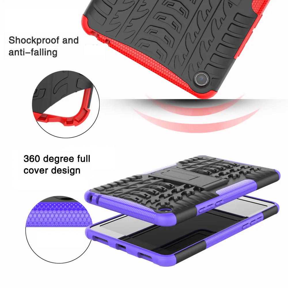 Ударопрочный Прочный жесткий резиновый чехол-подставка для ПК, чехол, тонкий кожаный чехол-подставка для Xiaomi mi Pad mi pad 4 8,0 дюймов