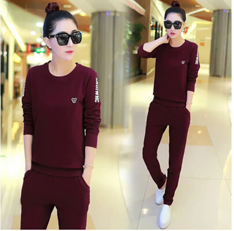 

Sports WOMEN'S Suit 2019 Autumn Long Sleeve Casual Set Women's Sportswear Large Size Sports Clothing WOMEN'S Suit 1287