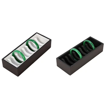 

10 Slot Jewelry Display Box Bracelet Holder Organizer Anklet Storage Case Bangle Showcase