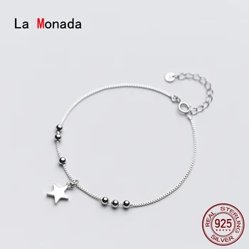 

La Monada Luxury Fine Silver 925 Jewelry Bracelet Female Woman Star Bead Box Chain Bracelets For Women Silver 925 Sterling