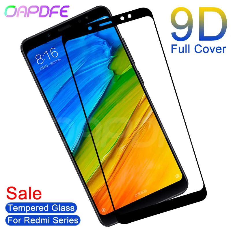 Закаленное стекло 9D для Xiaomi Redmi 5 Plus 5A S2 Go K20 Note защитная пленка экрана 4 Pro 4X