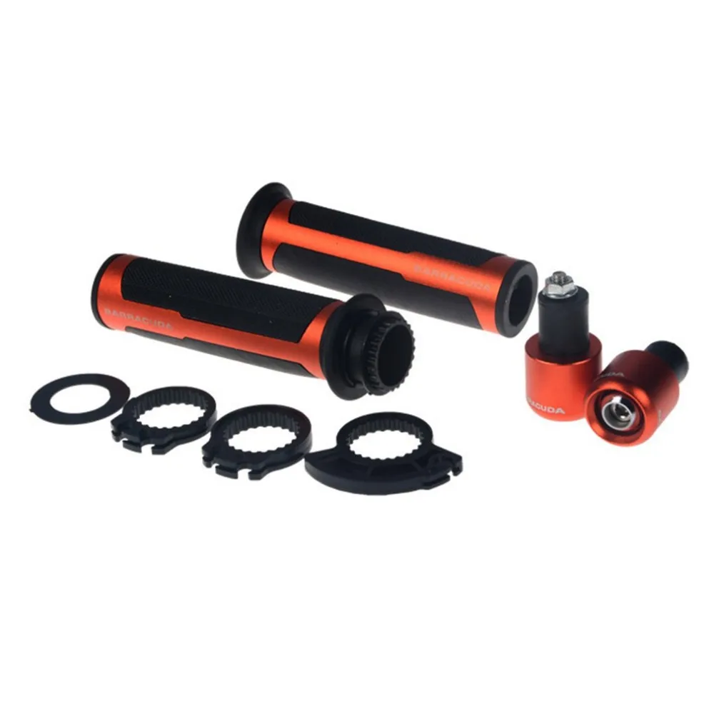 7/8'' 22mm Motorcycle Throttle CNC Aluminum Alloy Rotatable Handlebar Hand Grips