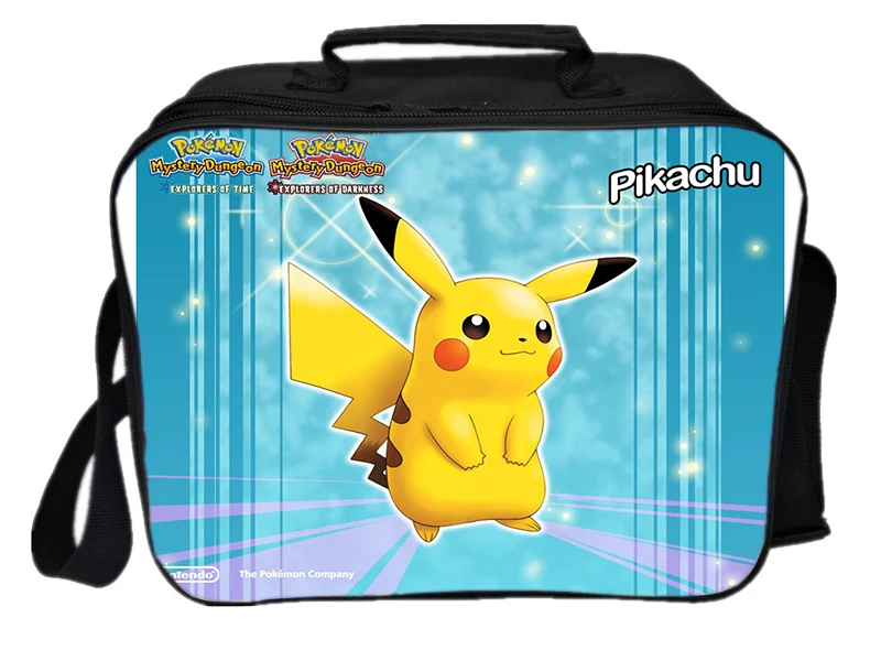 3 С покемоном Иви Pokeball сумка для ланча сумка с теплоизоляцией для пикника походная сумка через плечо Милая Пикачу свежая сумка-холодильник - Цвет: 3