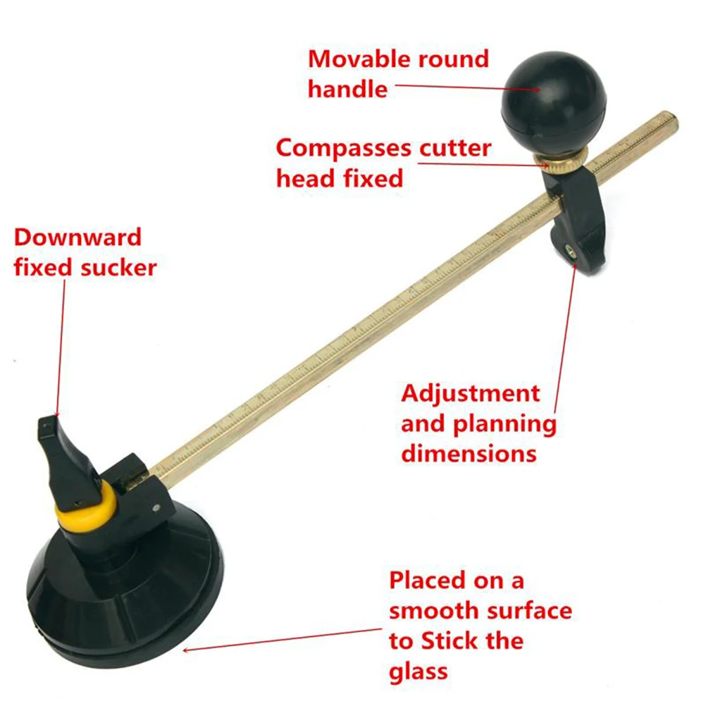 Circle Circular Glass Cutter 1PCS