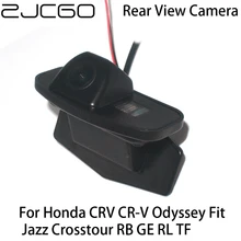 

ZJCGO Car Rear View Reverse Back Up Parking Camera for Honda CRV CR-V Odyssey Fit Jazz Crosstour RB GE RL TF