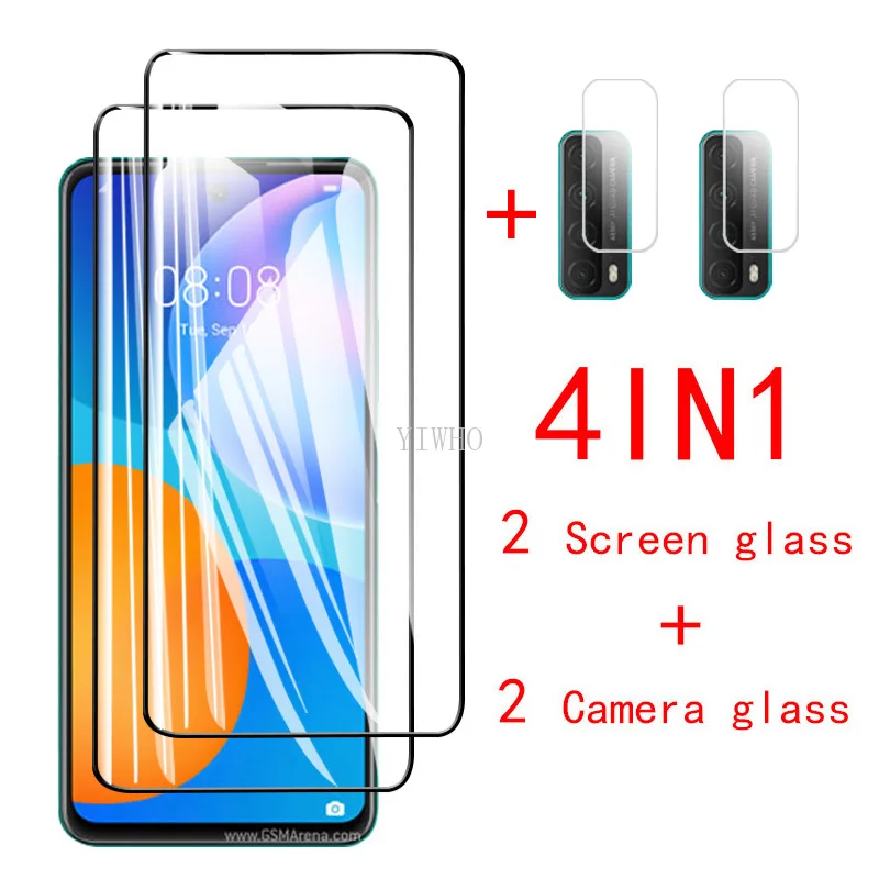 Защитное стекло для Huawei P Smart 2021 Защитные пленки экрана камеры объектив пленка hawei