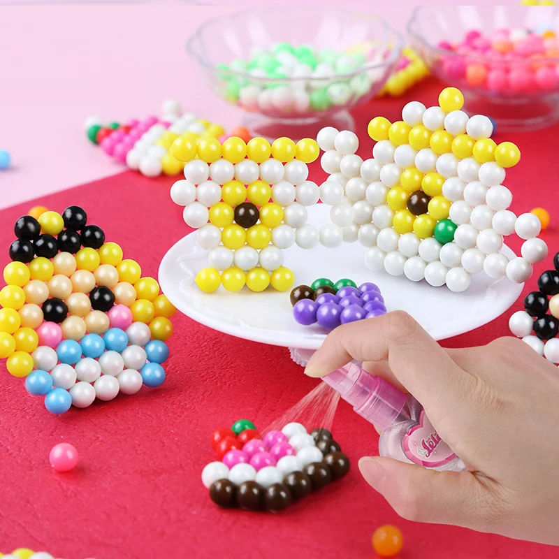 Crafts for Kids Bead Kids Beads DIY Crystal Creative Material Water Spray Magic Puzzle Educational Toys 1