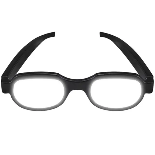 Anime Spoof Glasses Fashion Men Women Anti-break LED Light Luminous White Cosplay Eyewear Party Prop for Party светящиеся очки 4