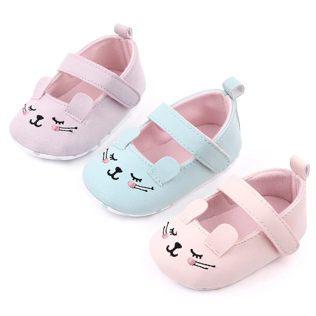 Zapatos de dibujos animados para bebé, zapatillas de sol suaves y sólidas para bebé, Zapatos para pasos, Hervea, Zapatos para Zapatos para niña de 0M a 24M - AliExpress
