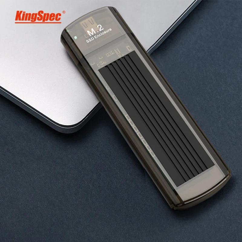 Корпус жесткого диска KingSpec M.2 NVME PCIe 3 0 корпус для внешнего твердотельного