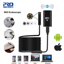 PROSTORMER 8 мм Wifi эндоскоп 720P труба Инспекционная камера IP67 Водонепроницаемый эндоскоп Android iOS змеиная трубка промышленная камера