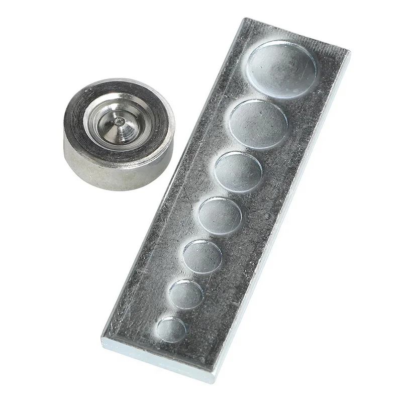 6Pieces Round Head Rivet Installation Leather Tools Round Head with Base