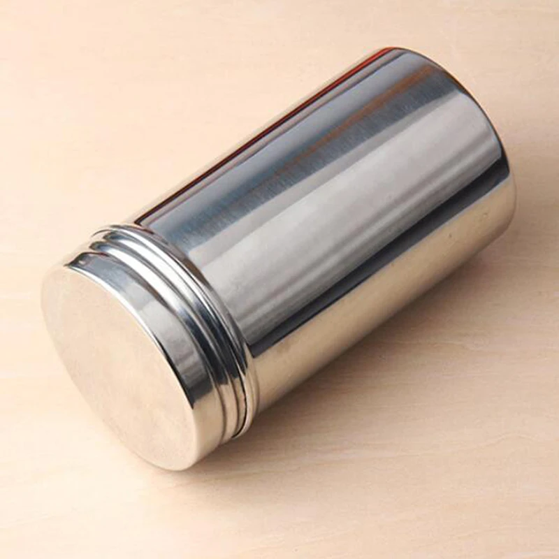 Банка с крышкой нержавеющая сталь. Баночки для еды из нержавеющей стали. Герметичная колба из н. Цилиндр из нержавейки. Ёмкость для специй из нержавеющей стали sugar.