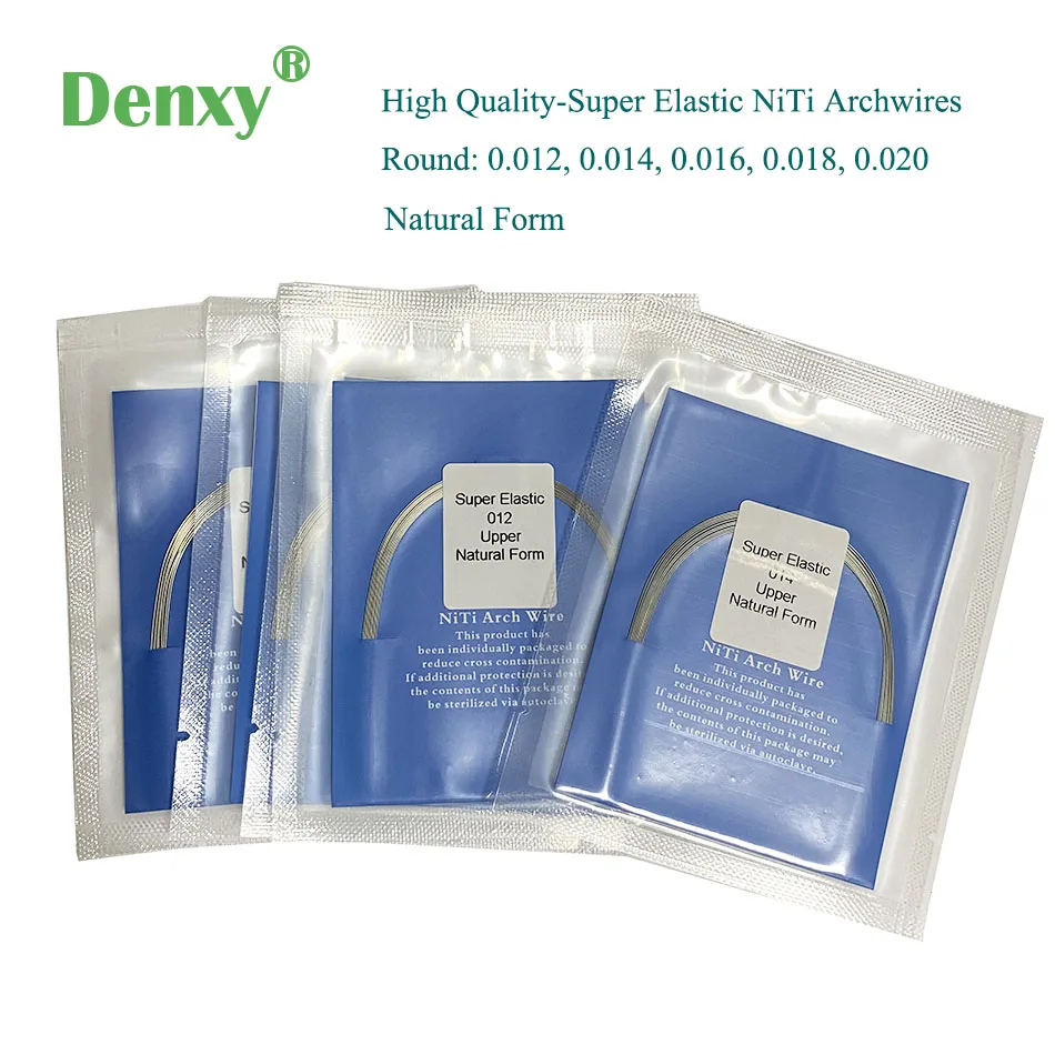 Denxy Dental 100pcs High Quality Orthodontic Niti Archwire Super