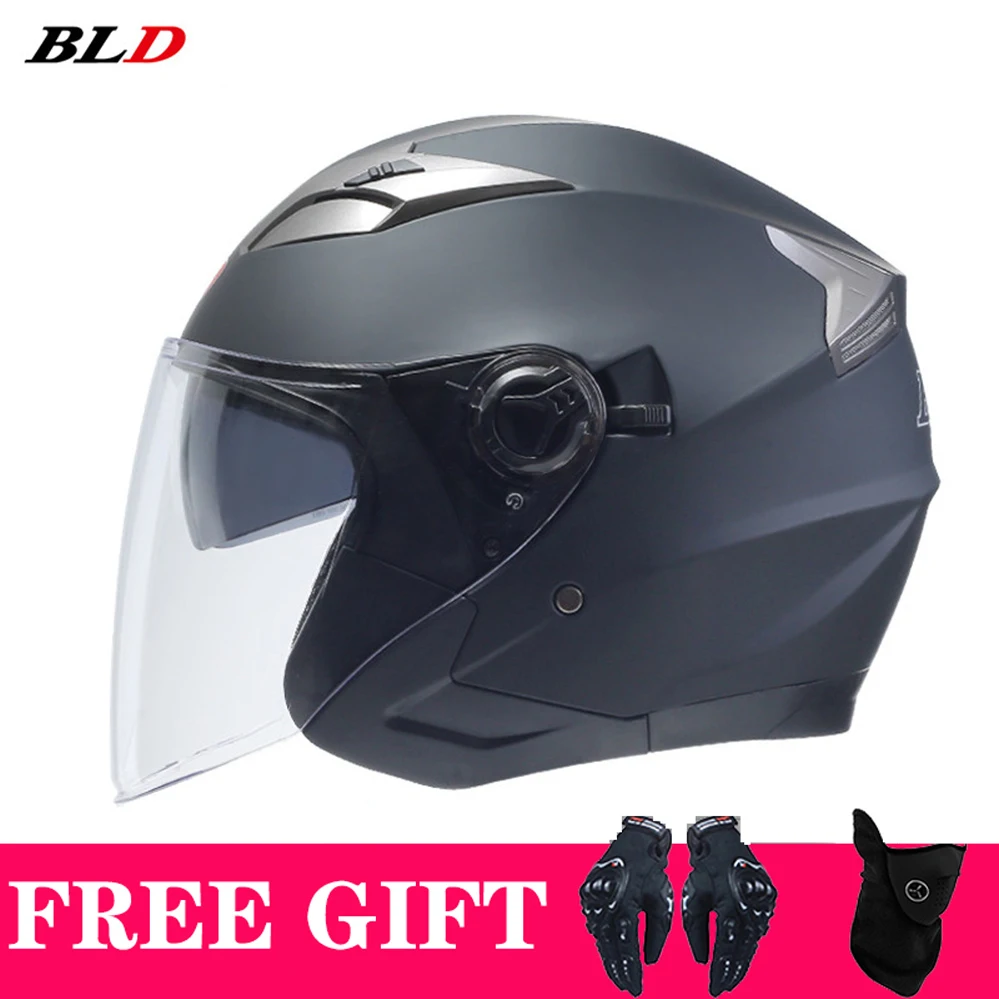 DOT Approved Vintage BLD Men Women Safety Electric Scooter Motorbike Riding Helmet Retro Open Face Motorcycle Helmets Casco Moto |