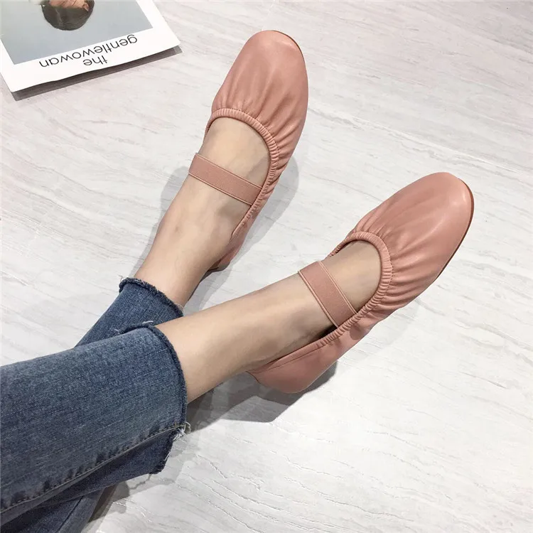 

Slip On Shoes For Women Round Toe Soft 2019 Fashion Women's Casual Female Sneakers Shallow Mouth Flats Woman Ballerinas Autumn