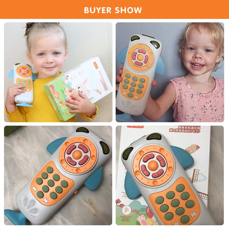 Дешево Детский мобильный телефон игрушки для ребенка музыкальный телефон Раннее Обучение телефон дети музыкальные игрушки Дети