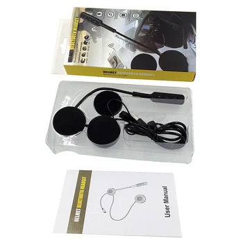 

Microphone Bicycle Helmet Earphone Handsfree Speaker Call Control Motorcycle Helmet Bluetooth 5.0 Headphones