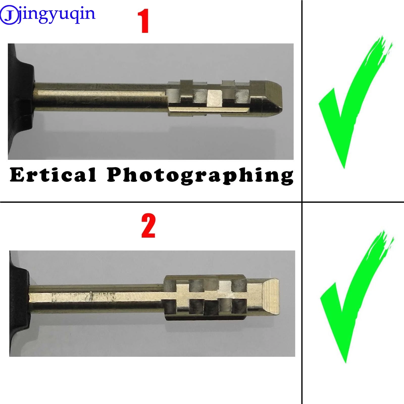 

jingyuqin Free shipping Metal Blank Uncut Flip KD Remote Key Blade Type FO21 for Ford Modeo