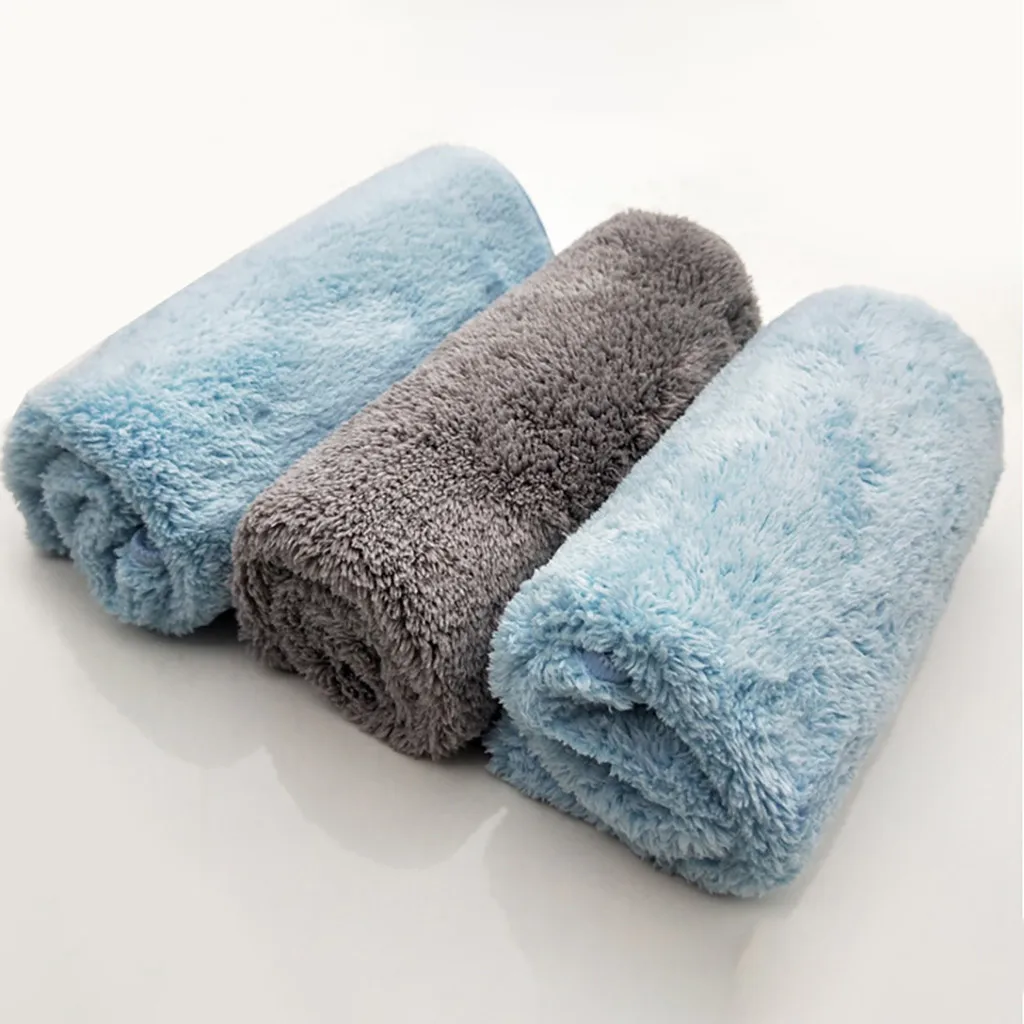 1 шт. 40x40 см бархатное уплотненное кухонное полотенце абсорбент чистая ткань быстросохнущая губка для чистки Авто мойка инструмент для очистки бытовой инструмент zb