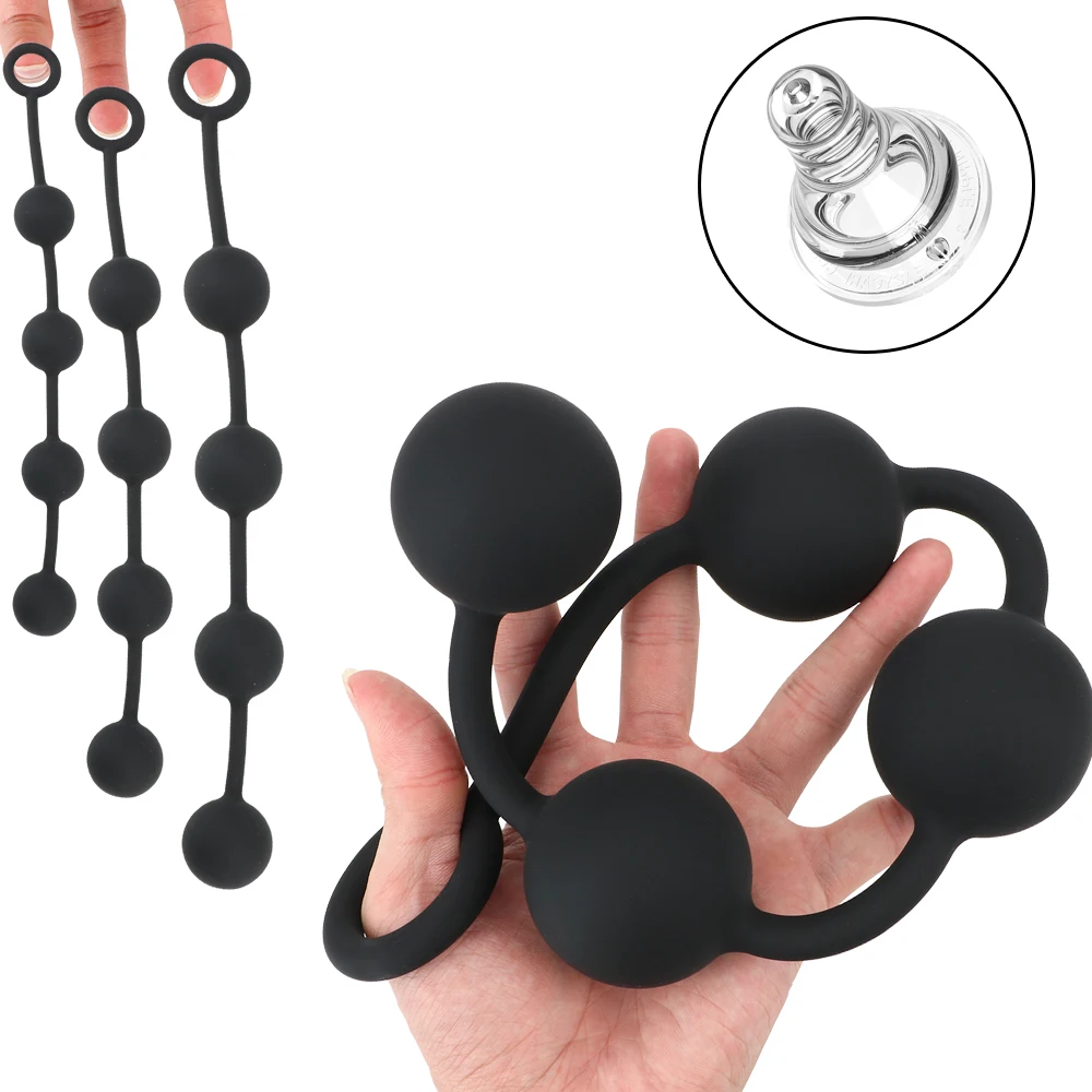 Extra Long Beads Anal Plug For G-spot And Butt Stimulation_voghion.com