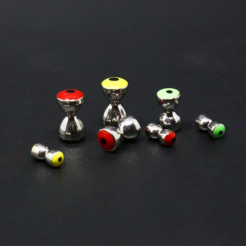 10   Sunken Dumbbell Beads 3DEyes Recessed Barbell Ȳ  ö Ÿ ݼ  damselfly eye fly Ÿ 