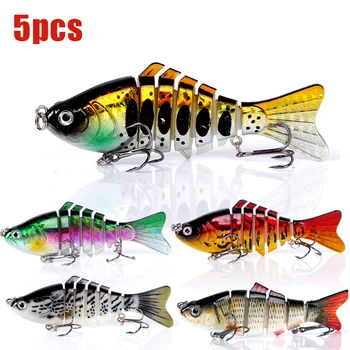 

5pcs Bionic Swimming Lure Suitable For All Kinds Of Jointed Bait Multi Fish 10cm Bionic Swimming Lure Suitable fastshipping