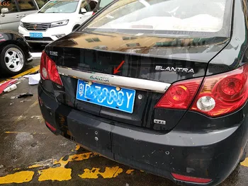 

For Hyundai Elantra 2008-2016 High-quality stainless steel trunk door Decorative strip Tailgate Decorative strip Car styling
