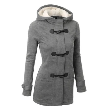 

Women's Fleece Jacket Coats Long Hooded Coats Outerwear Warm Thick Female Fit Hoodies Jackets PLUS Size 5XL 2020 Autumn Winter