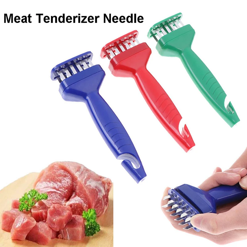 직업 고기 고기 Tenderizer 바늘 스테인레스 스틸 주방 도구 바베큐 가제트 요리 도구고기 텐더라이저 & 파운드