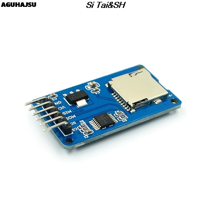 

1pcs/lot Micro SD card mini TF card reader module SPI interfaces with level converter chip for arduino