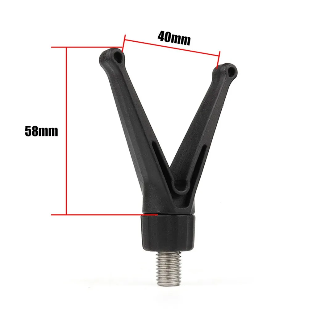 1pc ABS Carp Fishing Rod Rest Head Rod Holder Bracket Head \